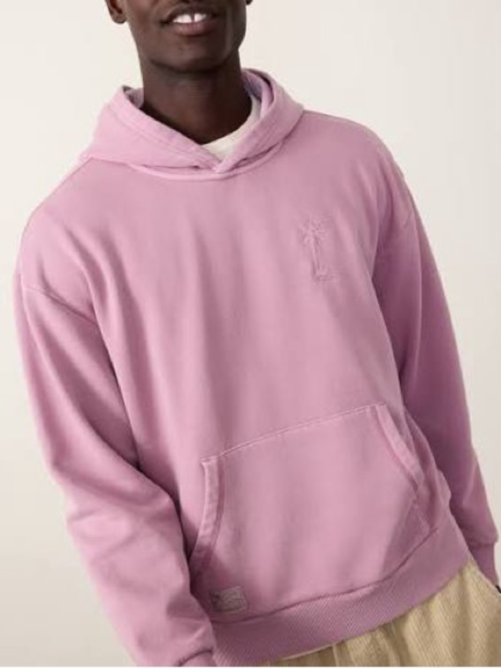 Marine Layer Cloud 9 Fleece Relaxed Lilac Hoodie Men's large